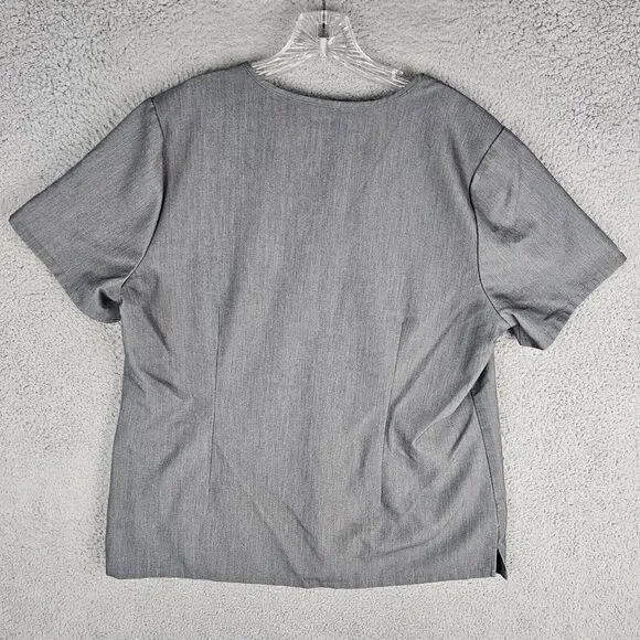 Figs Casma Scrub Top Size XL Stretch 2 Pocket Logo V Neck FW1100 - Picture 2 of 10